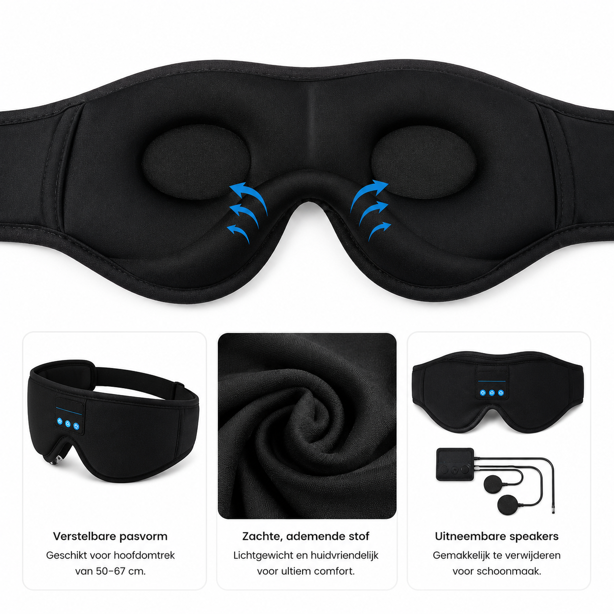 DeepSleep Bluetooth Slaapmasker
