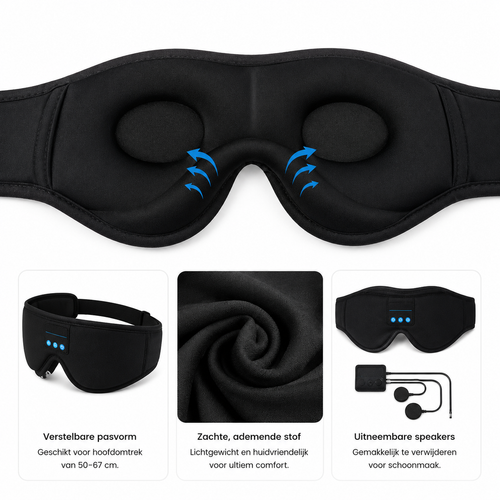 DeepSleep Bluetooth Slaapmasker