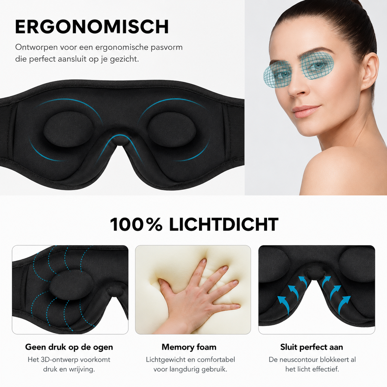 DeepSleep Bluetooth Slaapmasker